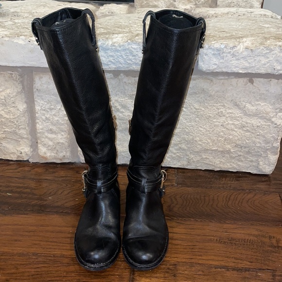 Vince Camuto talk black boots - Picture 2 of 6